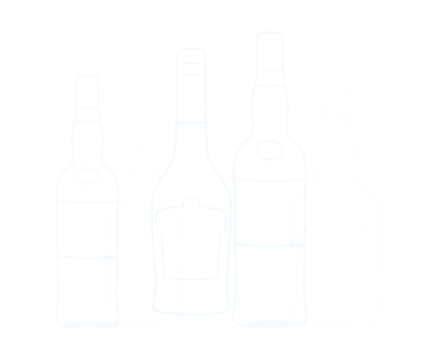 Hand drawn bottles